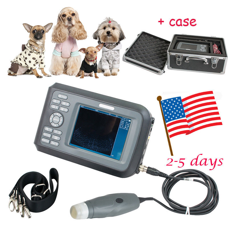 vet Veterinary Ultrasound Scanner handscan 3.5MHz probe Animals +case+ battery 190891876522