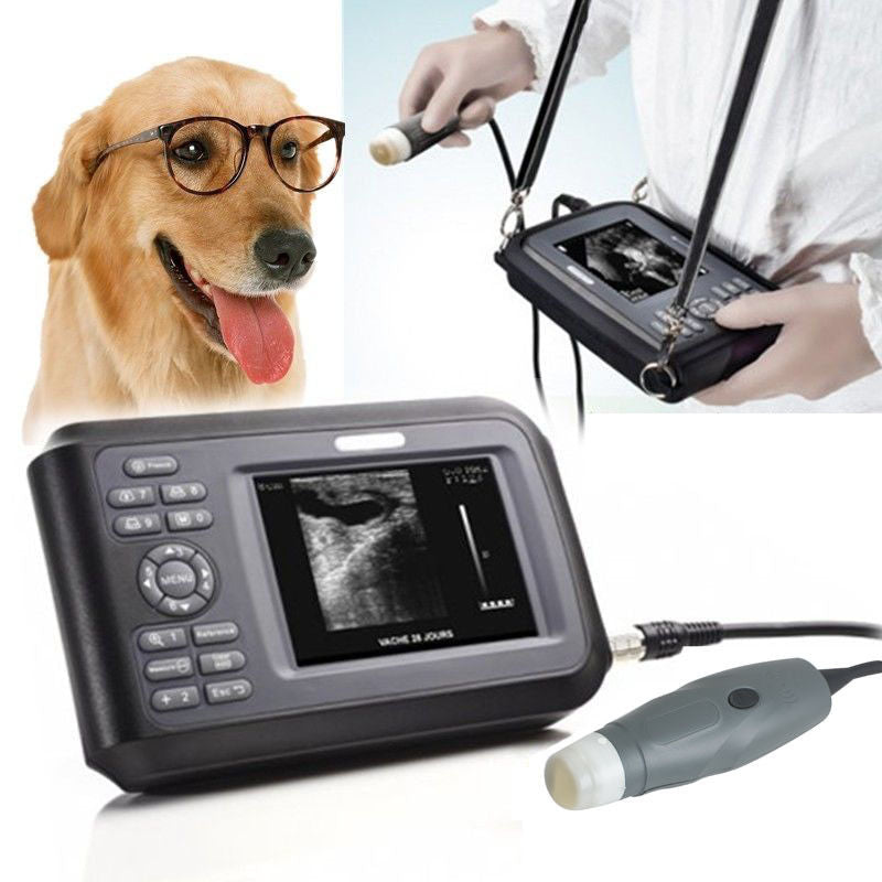 Veterinary Portable Ultrasound Scanner Machine Rectal Probe For Animal with Case 190891468284