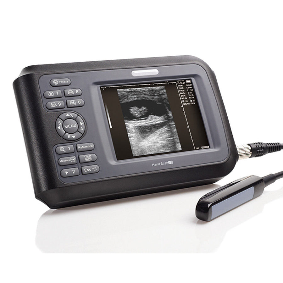 Veterinary Digital Handheld Ultrasound Scanner Machine+Rectal Probe Pet Battery