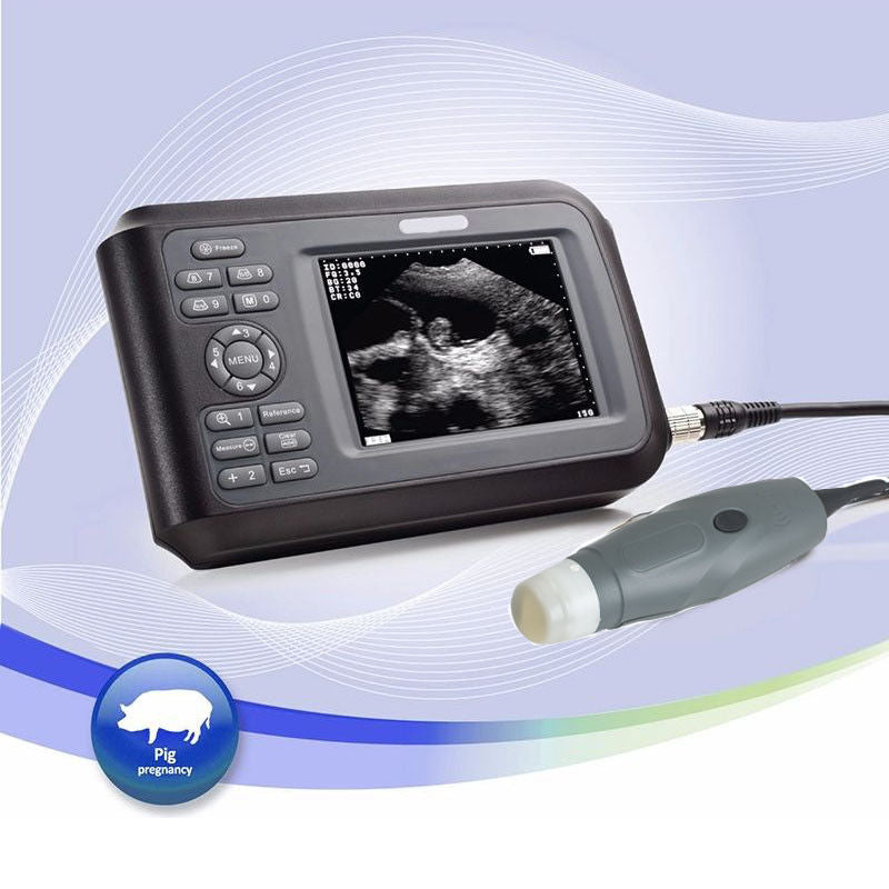 Veterinary Portable Ultrasound Scanner Machine Rectal Probe For Animal with Case 190891468284