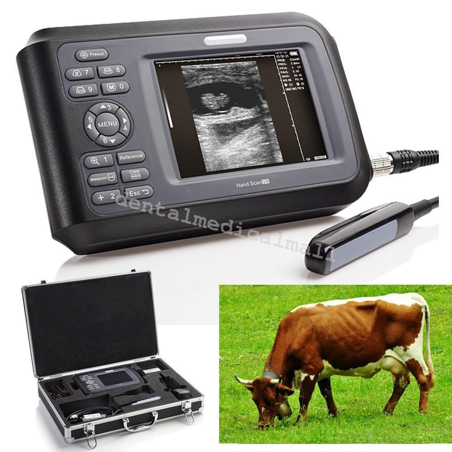 Veterinary Portable Digital Palm Smart Ultrasound Scanner Rectal Probe Horses aa